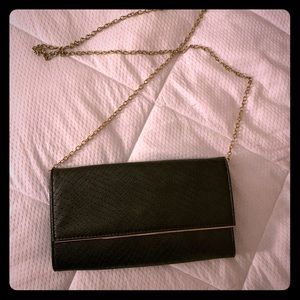 Black clutch purse